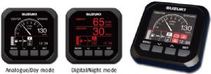 Suzuki Multi Function Gauge Colour Set Single Engine mechanical remote Control (click for enlarged image)